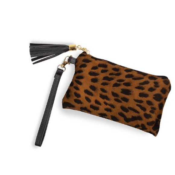 NWT - Animal Print Leopard Cheetah Wristlet - Picture 2 of 2